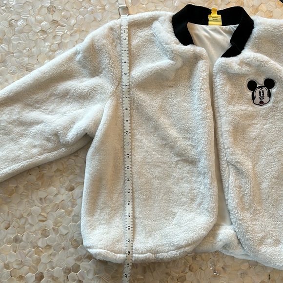 Disney Mickey Mouse Faux Fur Bomber Jacket - Picture 13 of 13